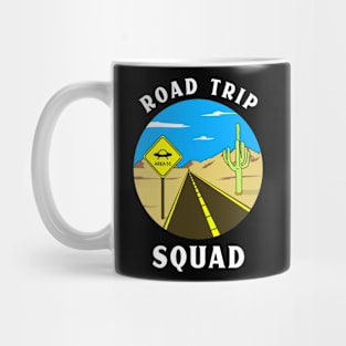 Road Trip Squad Summertime Vacation Getaway 2023 Alien Mug